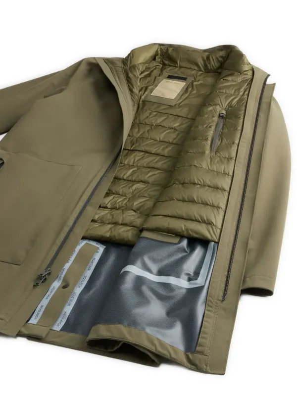 Woolrich Two Layers 2IN1 トレンチコート | グリーン | FARFETCH JP