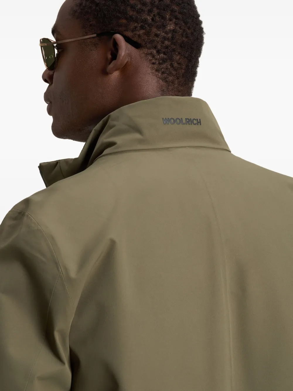 Woolrich Two Layers 2IN1 trenchcoat Groen