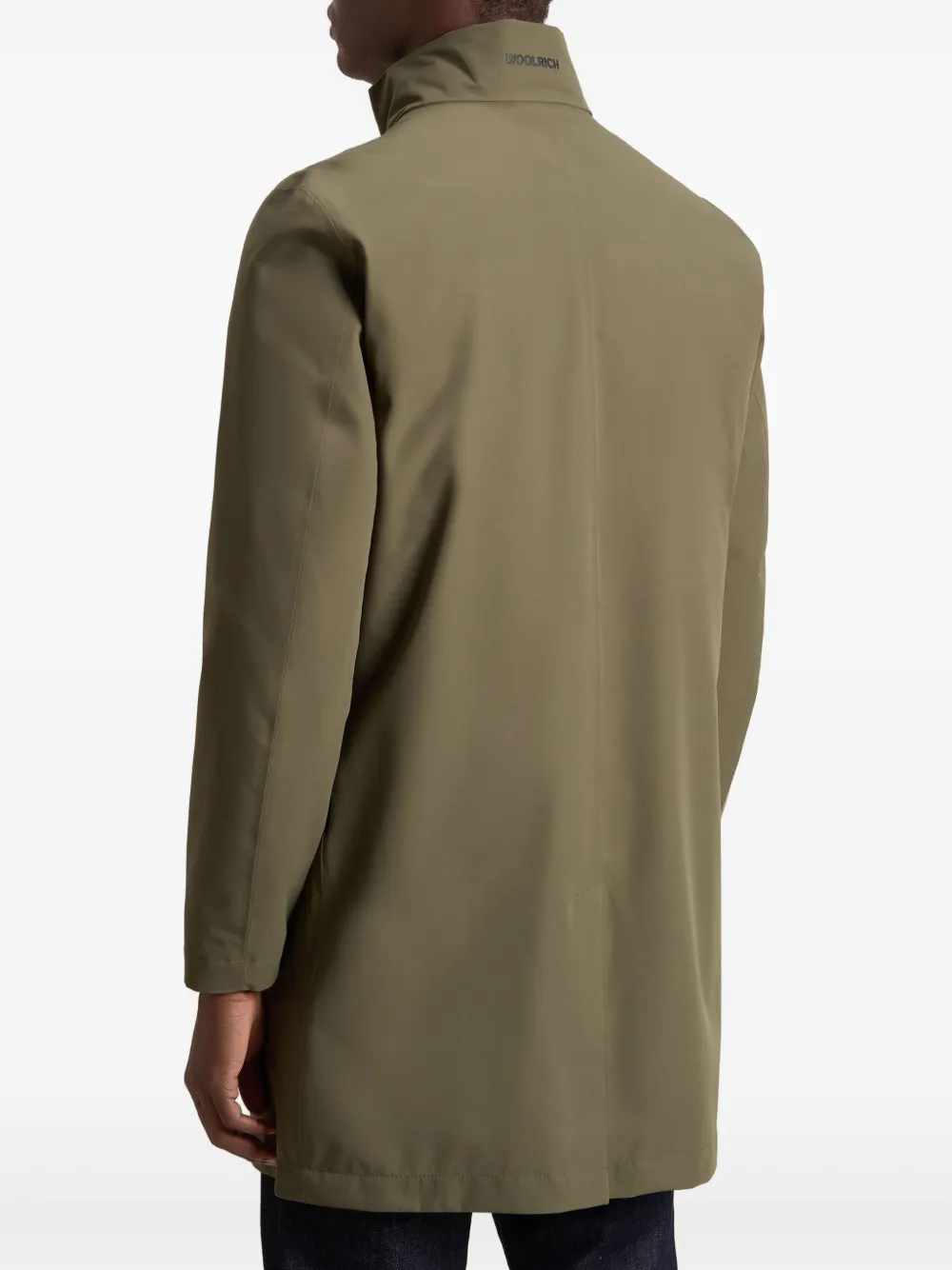Woolrich Two Layers 2IN1 trenchcoat Groen