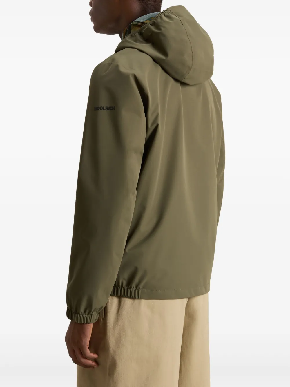 Woolrich Pacific gelaagd jack met capuchon Groen