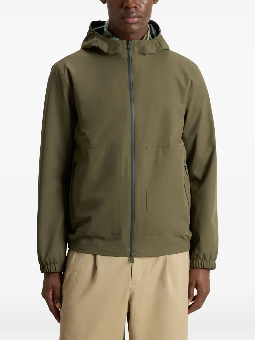 Woolrich Pacific gelaagd jack met capuchon Groen