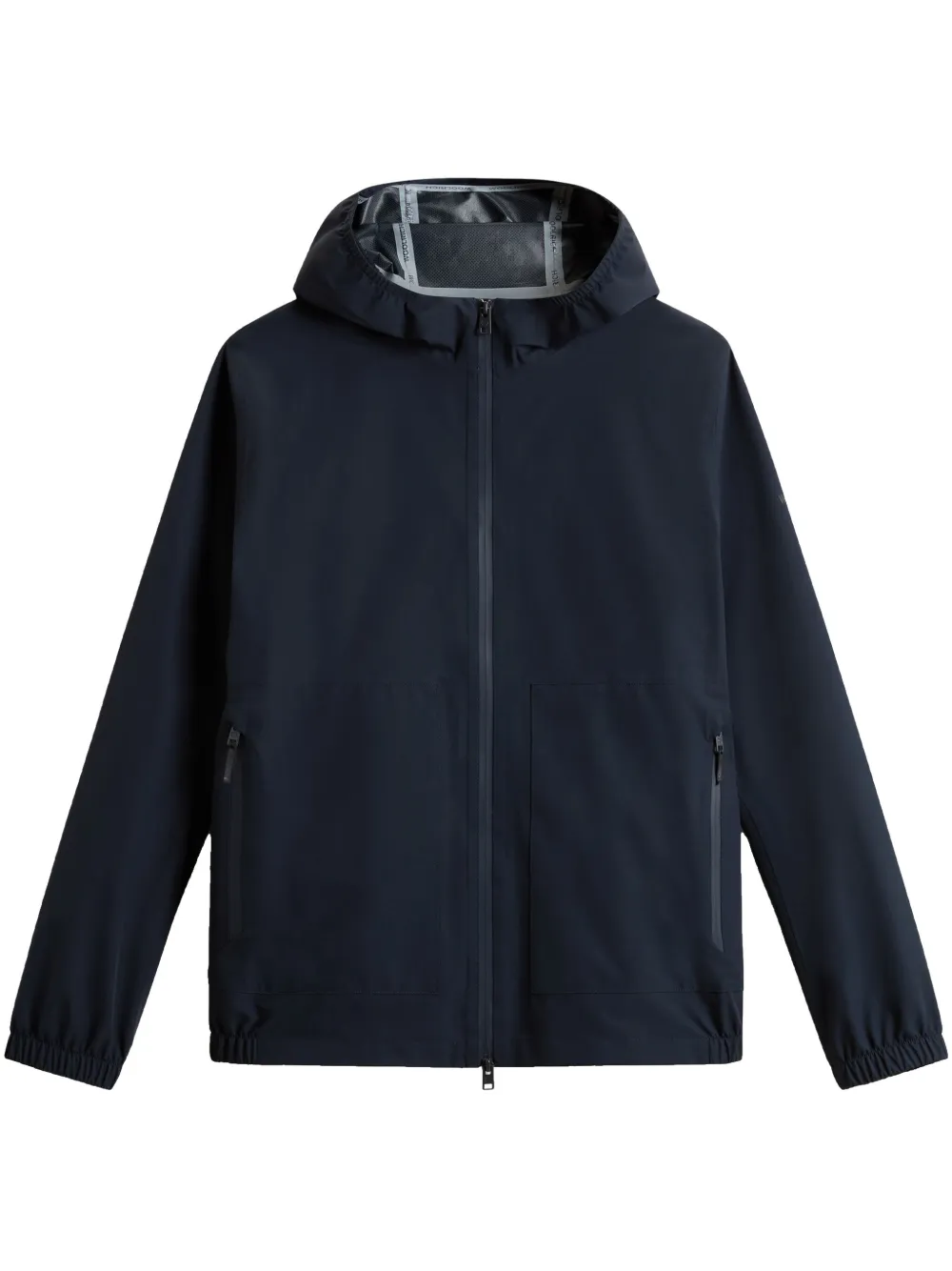 Woolrich chamarra con capucha y cierre | azul | Image 1