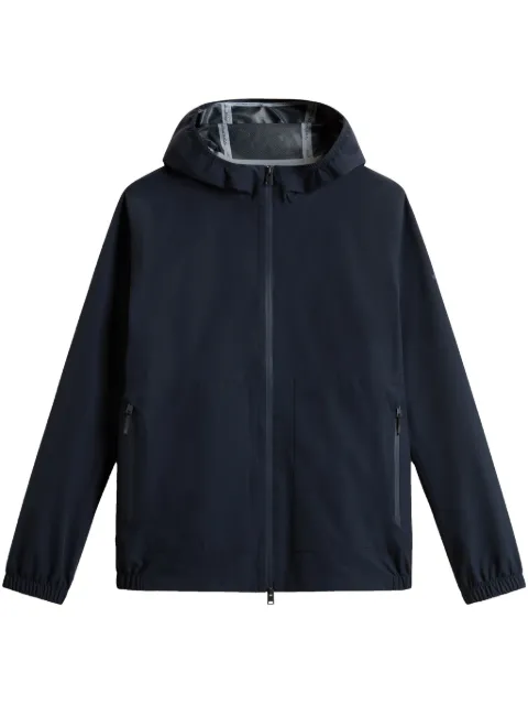 Woolrich chamarra con capucha y cierre