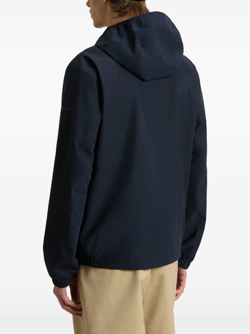 Woolrich Jack met capuchon en rits Blauw
