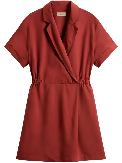 Woolrich vestido cruzado
