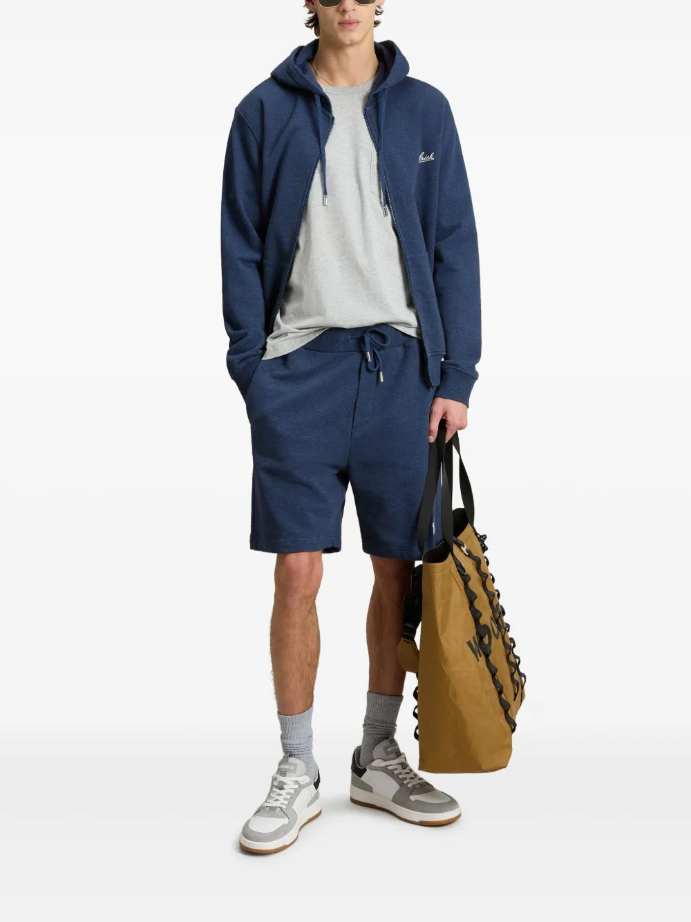 Woolrich Mouline hoodie - Blauw