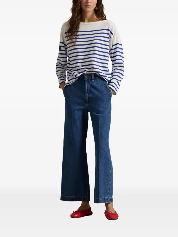 パンツ POLO RALPH LAUREN Wide-leg jeans with bell bottoms Wide-Leg Flare Jean