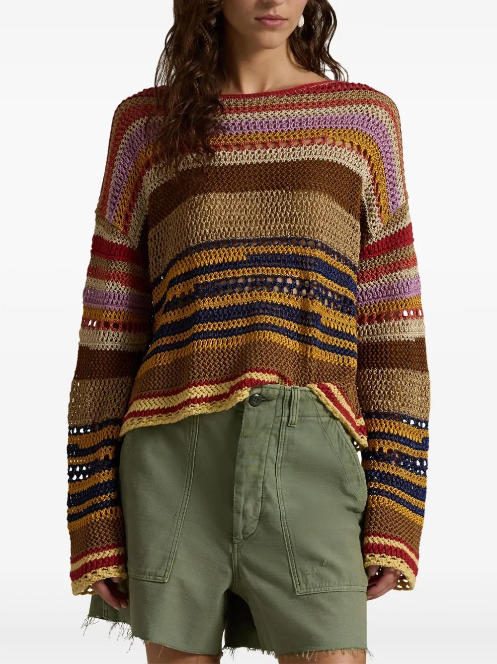 Polo Ralph Lauren Gestreepte trui Beige