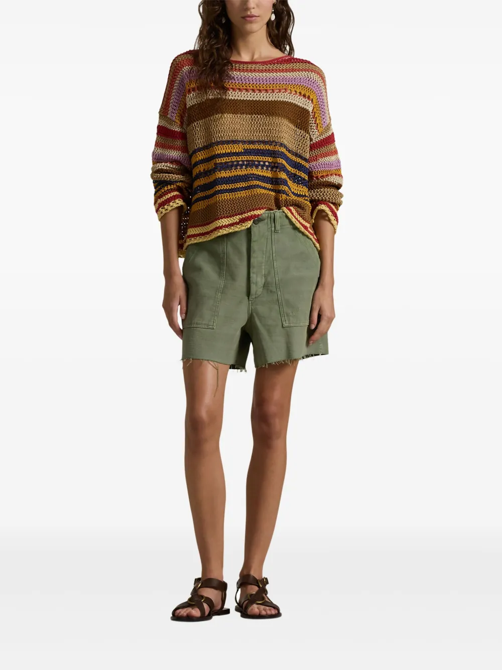 Polo Ralph Lauren Gestreepte trui Beige