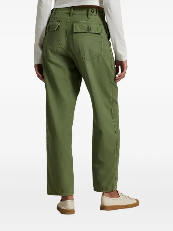 Polo Ralph Lauren Cotton Trousers Green FARFETCH JO