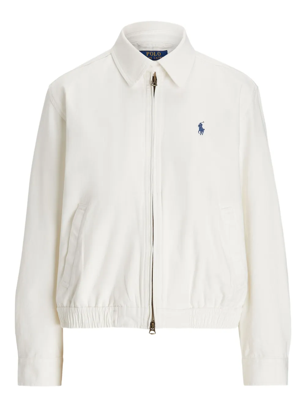 Polo Ralph Lauren zip-up collared jacket | White | Image 1