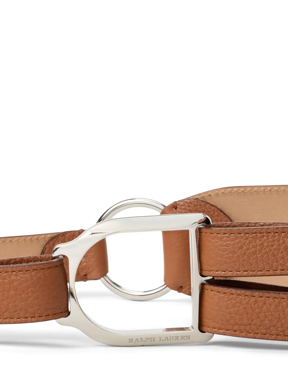 Ralph Lauren Collection Leren riem - Bruin