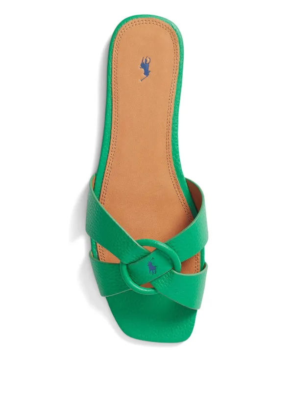 Polo Ralph Lauren Polo Pony Sandals | Green | FARFETCH GE display picture 2