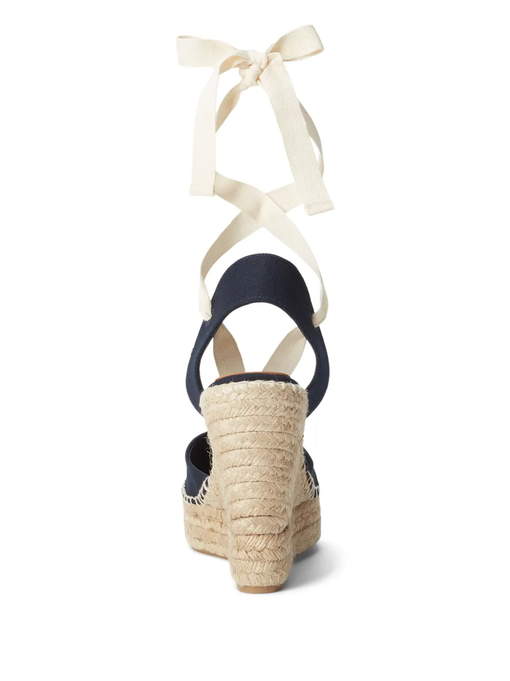 Polo Ralph Lauren Espadrilles met sleehak Blauw