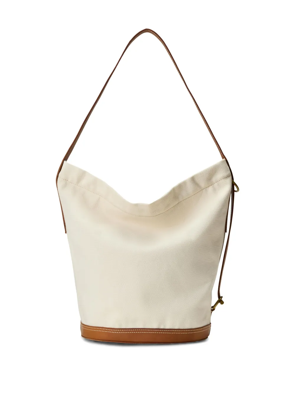 Polo Ralph Lauren Logo-print Shoulder Bag In Neutrals