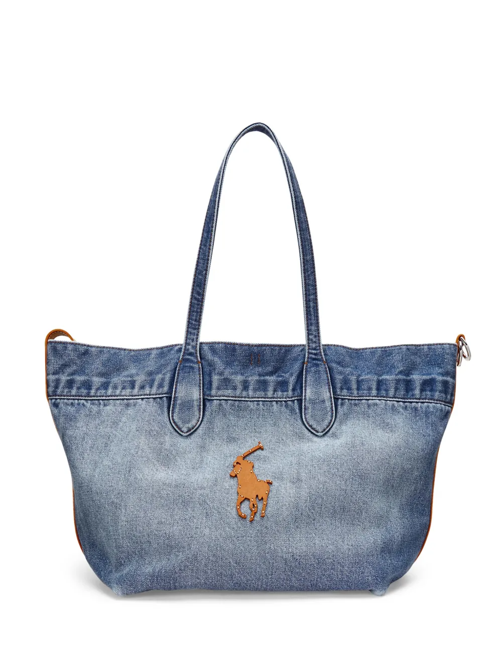 Polo Ralph Lauren Bellport ハンドバッグ M - ブルー Polo Ralph Lauren Bellport ハンドバッグ M - ブルー