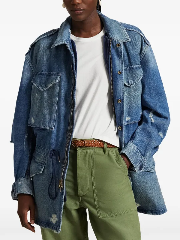 Polo Ralph Lauren Jaqueta Jeans | Azul | FARFETCH BR