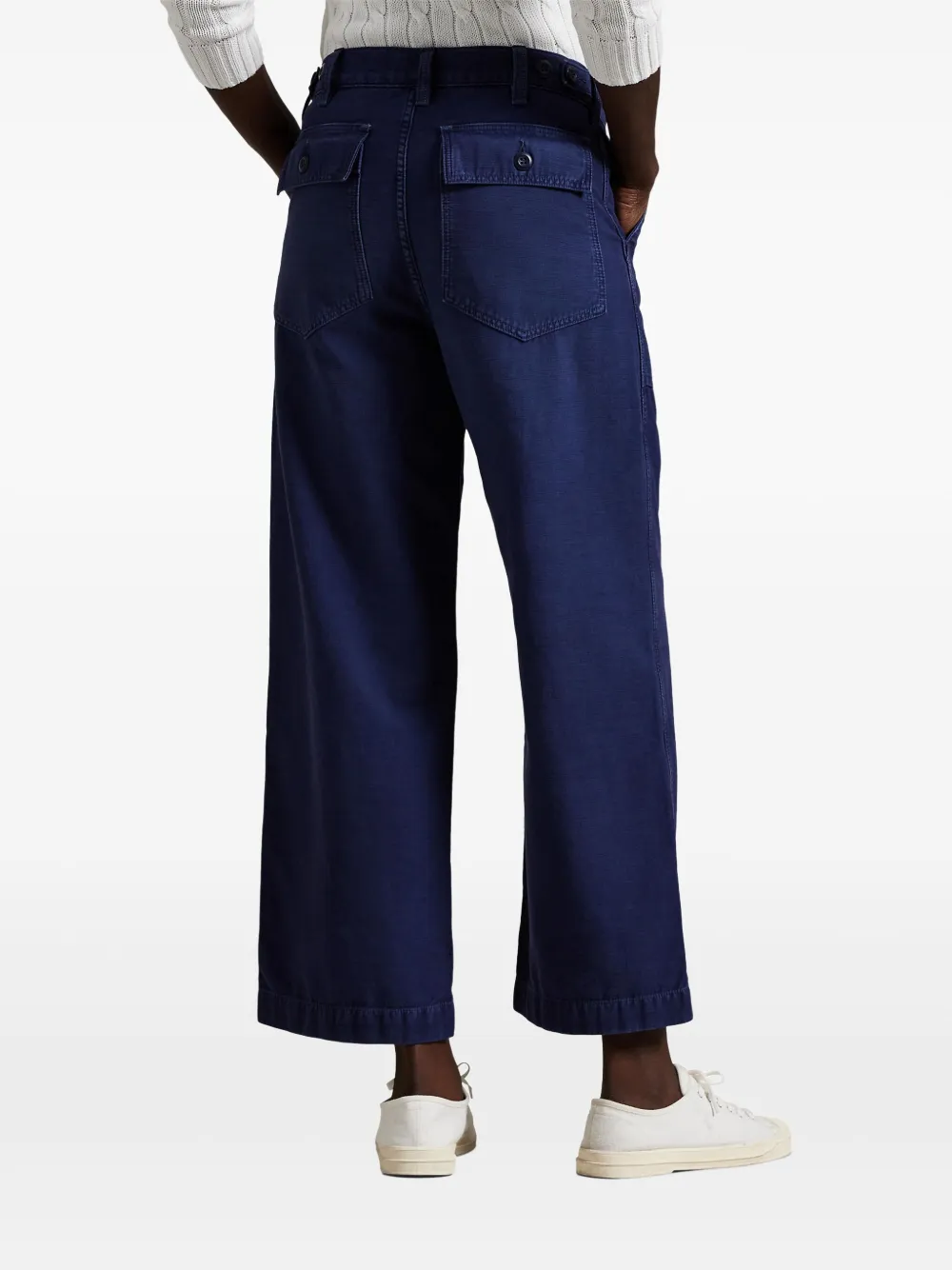 Polo Ralph Lauren wide-leg Trousers | Blue | FARFETCH
