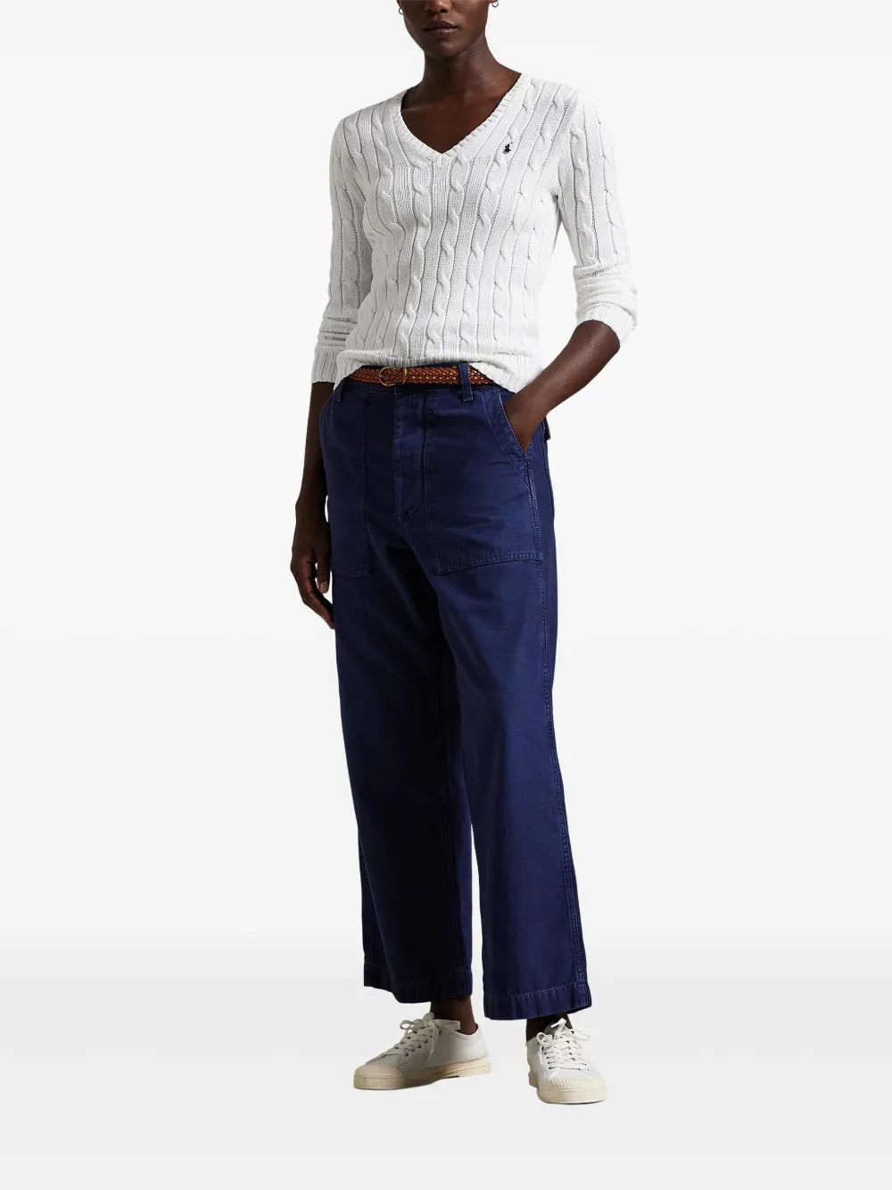 Polo Ralph Lauren wide-leg Trousers | Blue | FARFETCH