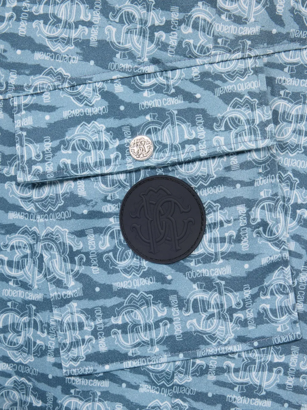 Roberto Cavalli Junior Broek met monogram Groen