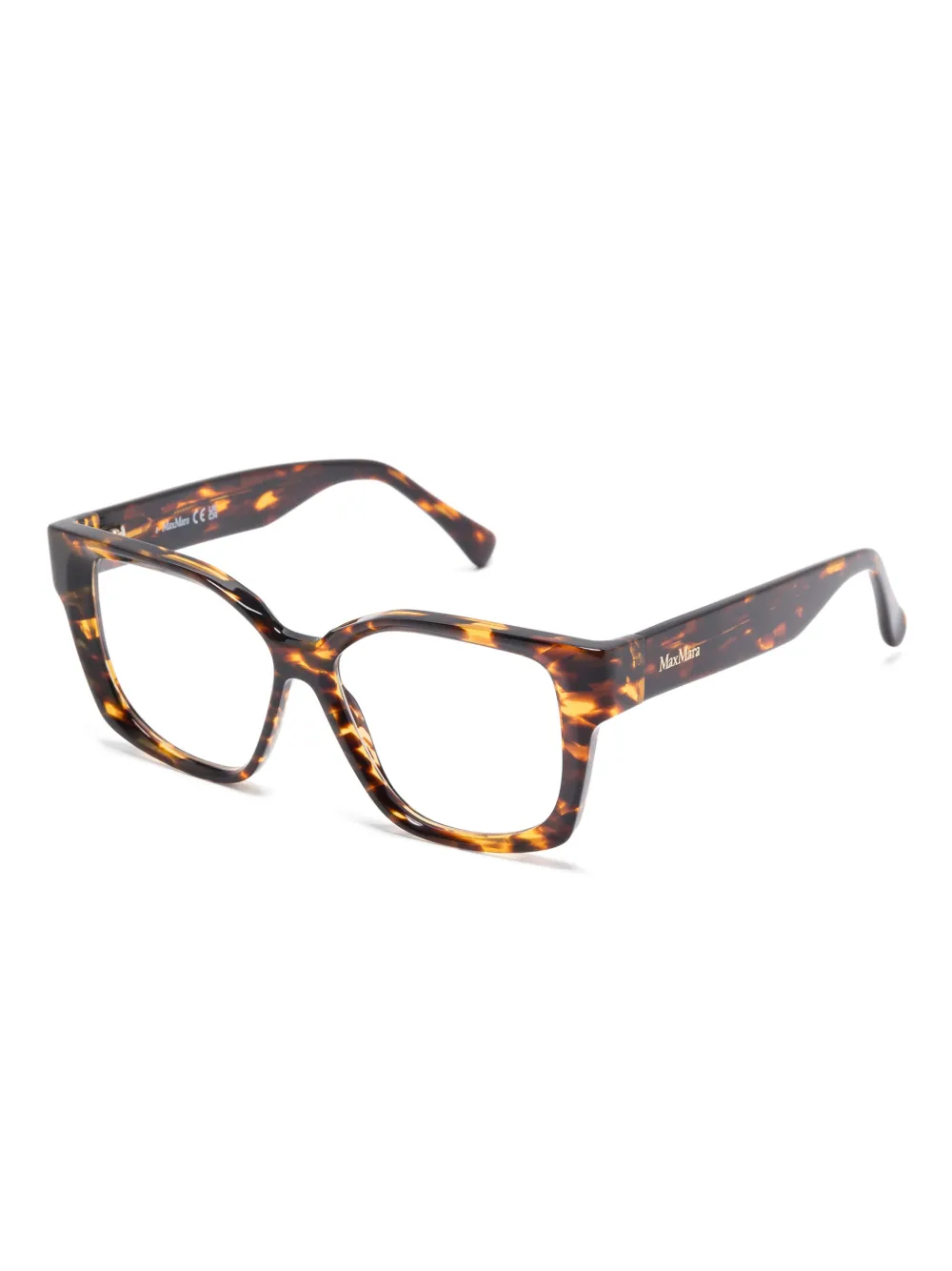 Max Mara Eyewear Bril met vierkant montuur - Bruin