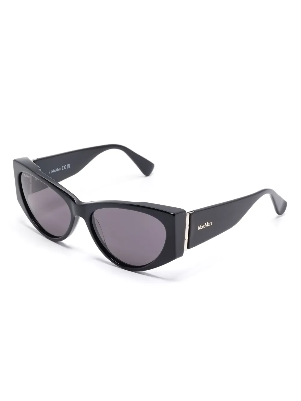 Max Mara Eyewear Zonnebril met cat-eye montuur - Zwart