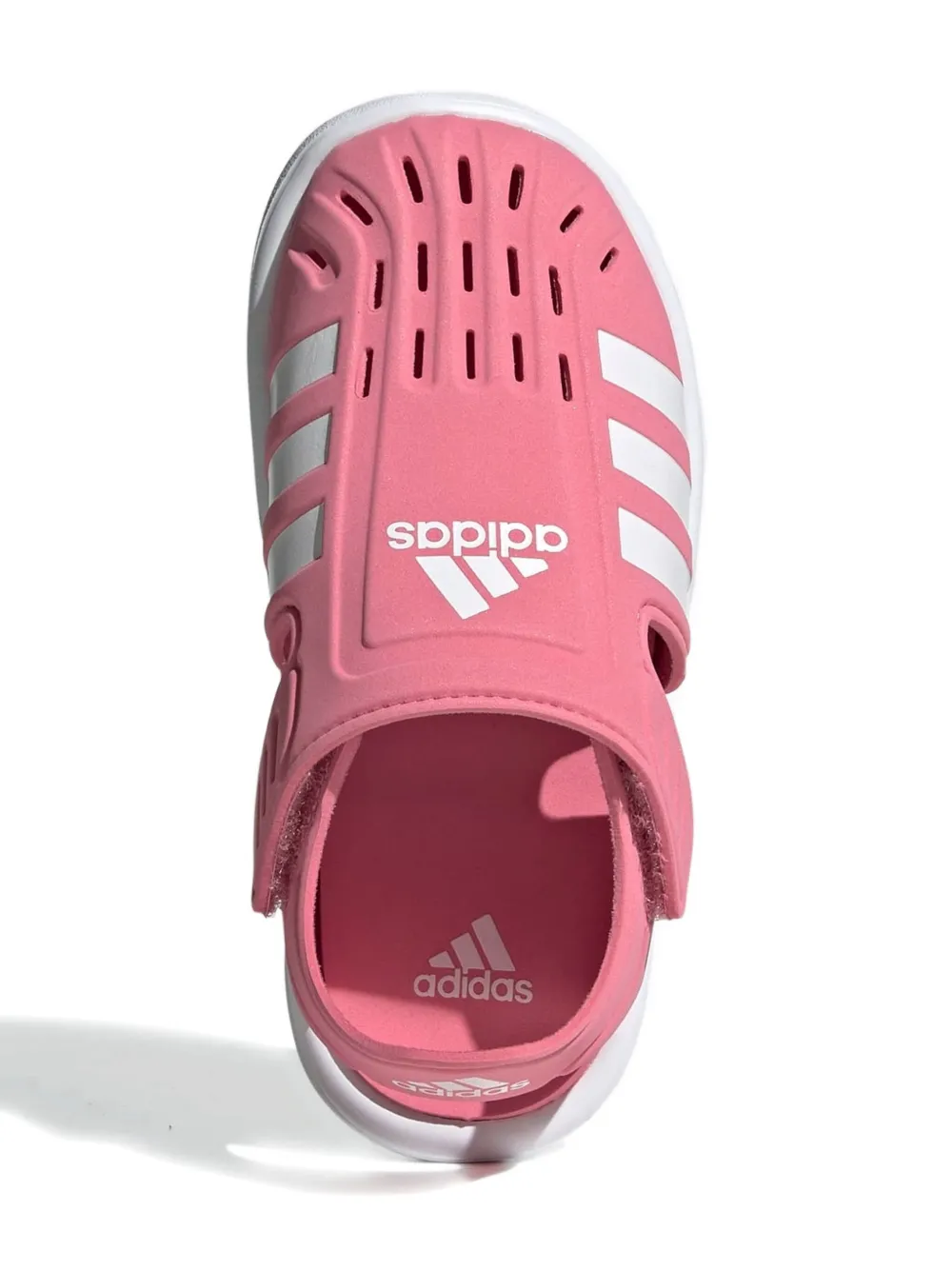 adidas Kids logo-print "Rose Tone" sandals Pink