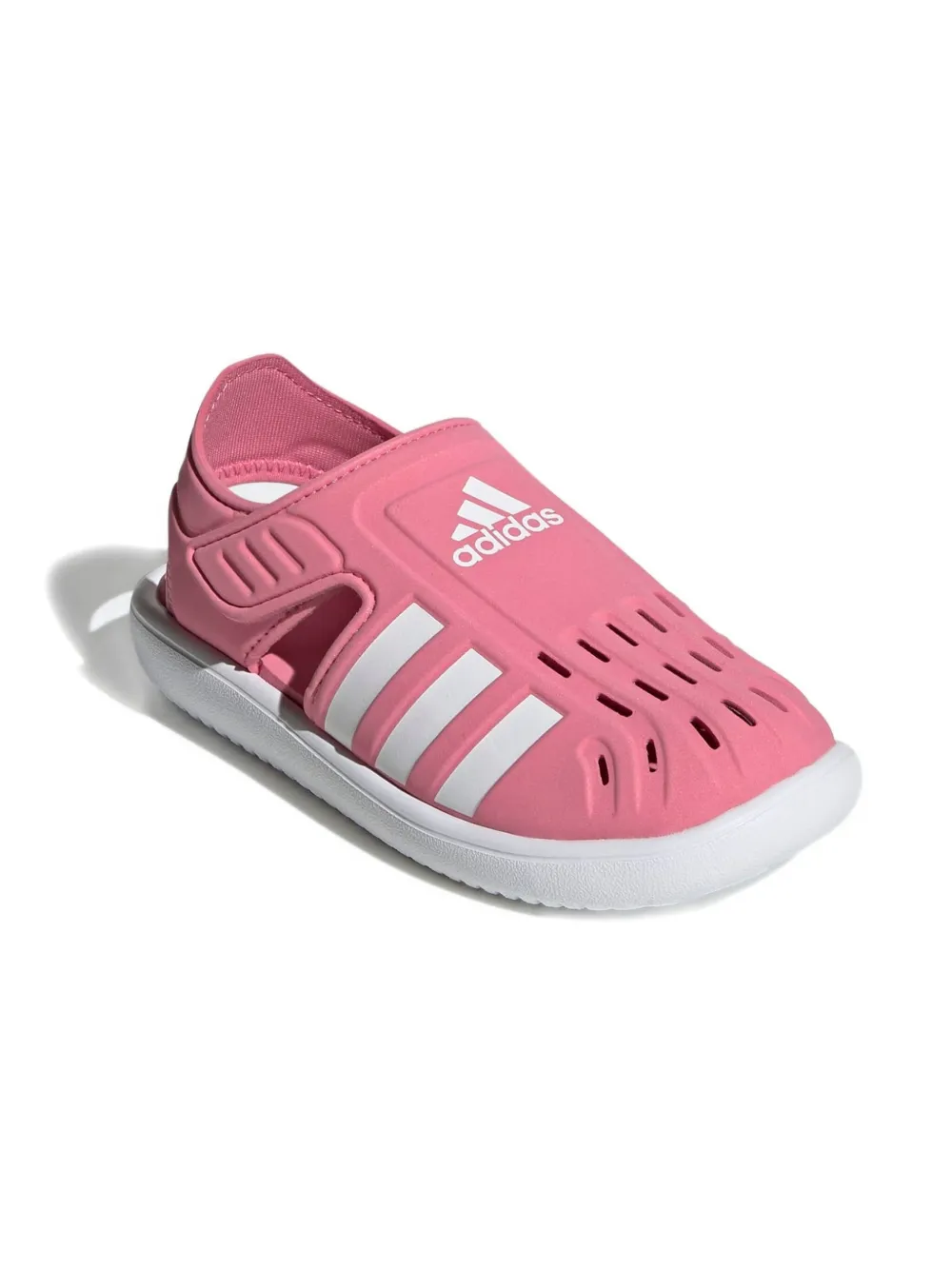 Adidas Kids logo-print "Rose Tone" sandals Pink