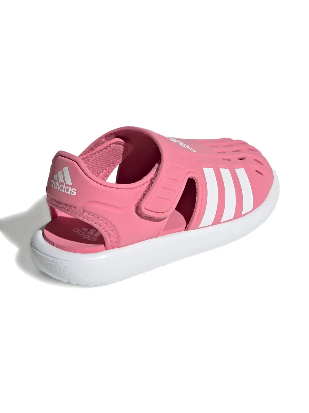 adidas Kids logo-print "Rose Tone" sandals Pink