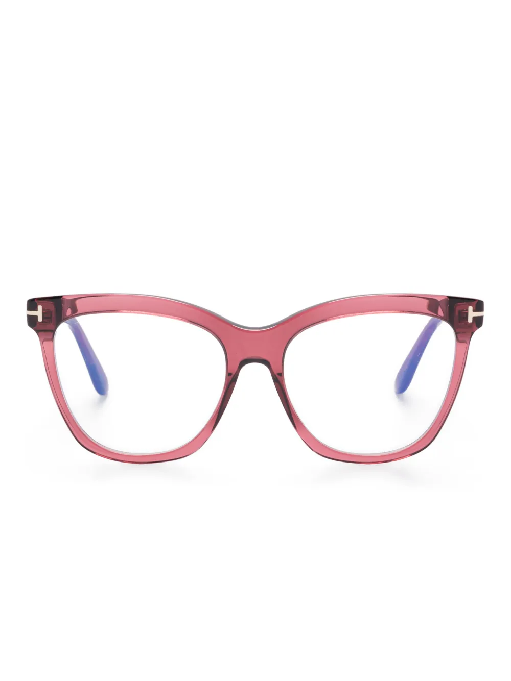 TOM FORD Eyewear スクエア眼鏡フレーム - レッド TOM FORD Eyewear スクエア眼鏡フレーム - レッド