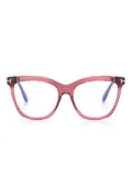 TOM FORD Eyewear square-frame glasses - Red