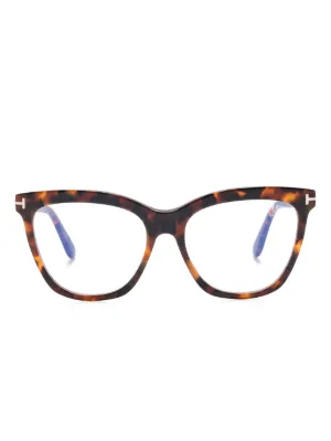 Miu Miu Eyewear square-frame Glasses | Brown | FARFETCH GE