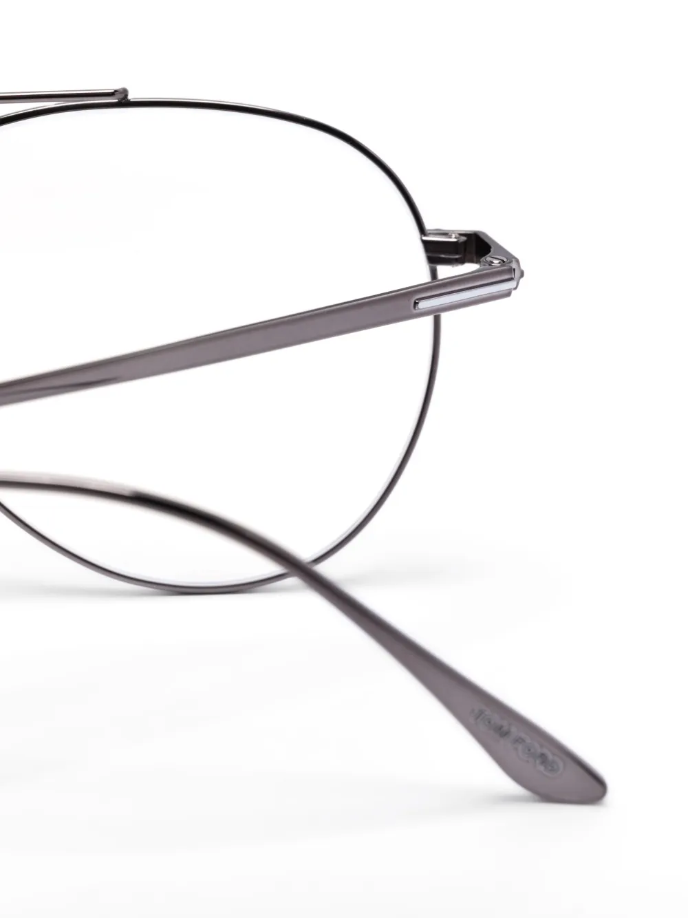 TOM FORD Eyewear Bril met piloten montuur Grijs