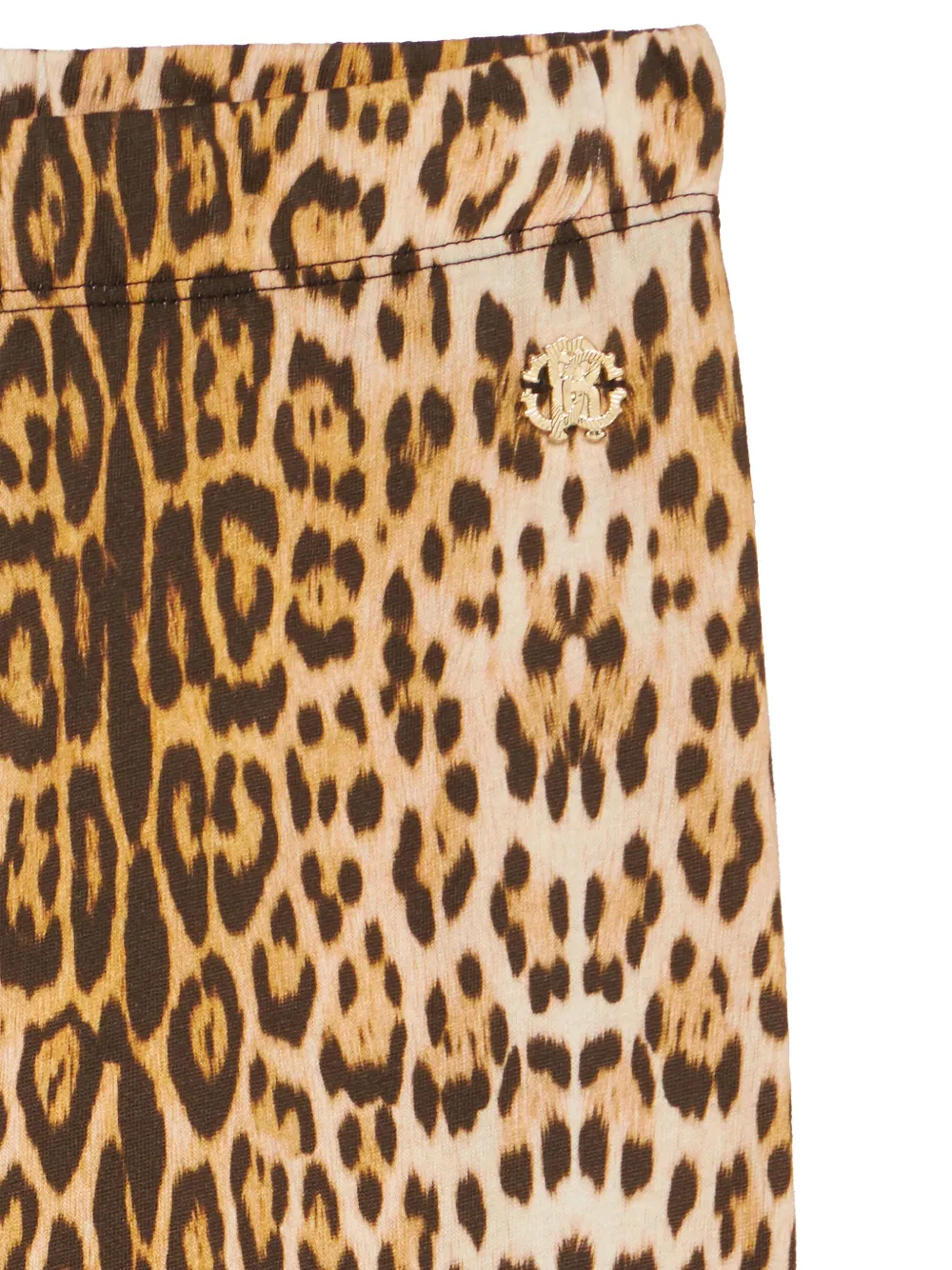 Roberto Cavalli Junior Legging met luipaardprint Beige