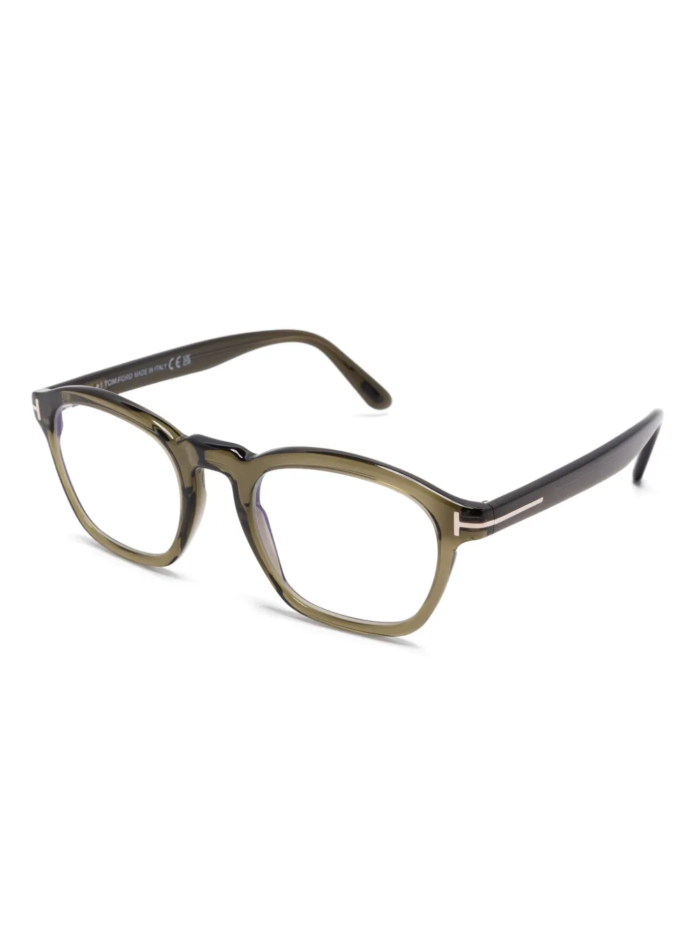 TOM FORD Eyewear Bril met vierkant montuur - Groen