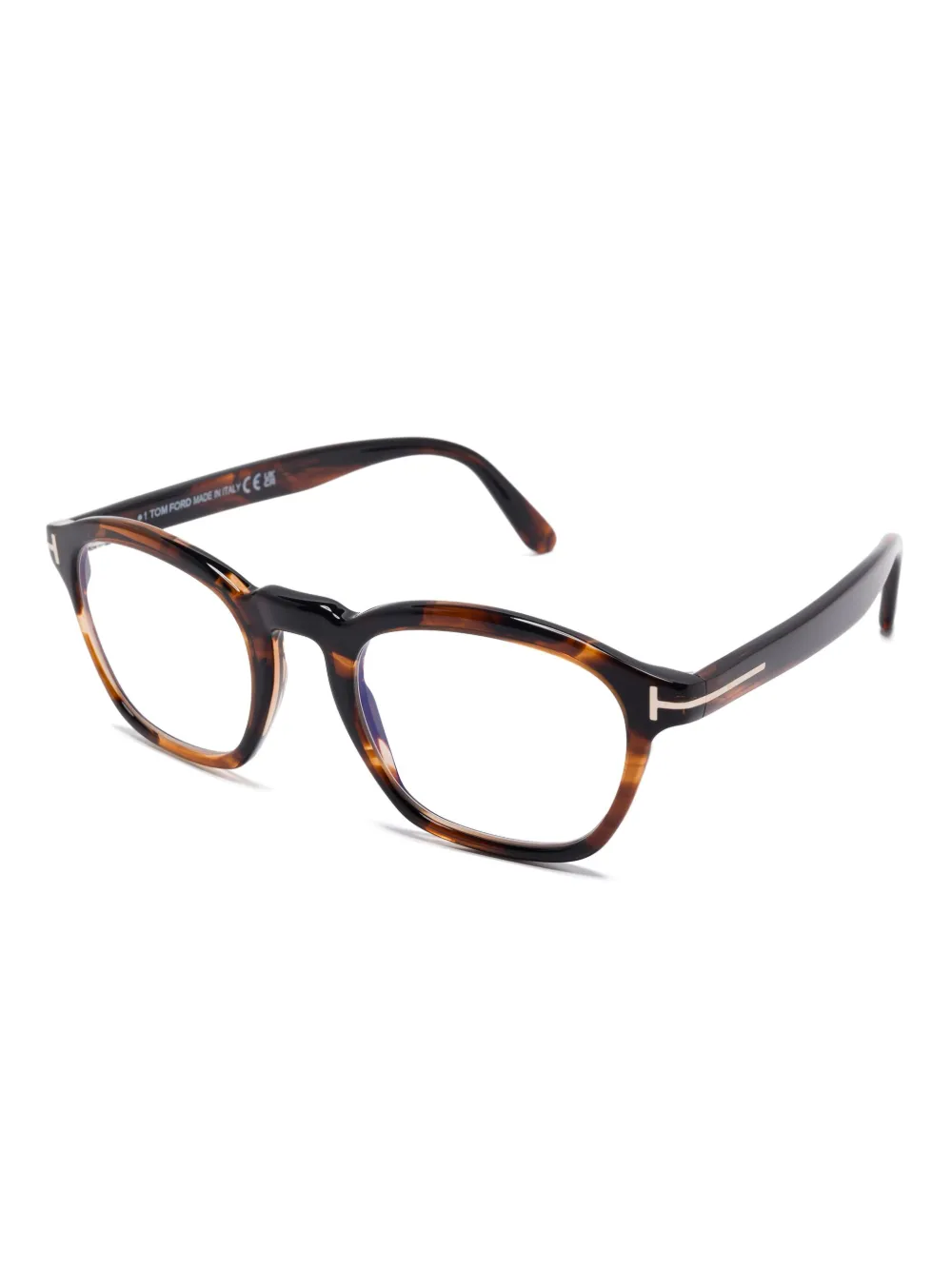 TOM FORD Eyewear Bril met vierkant montuur - Bruin