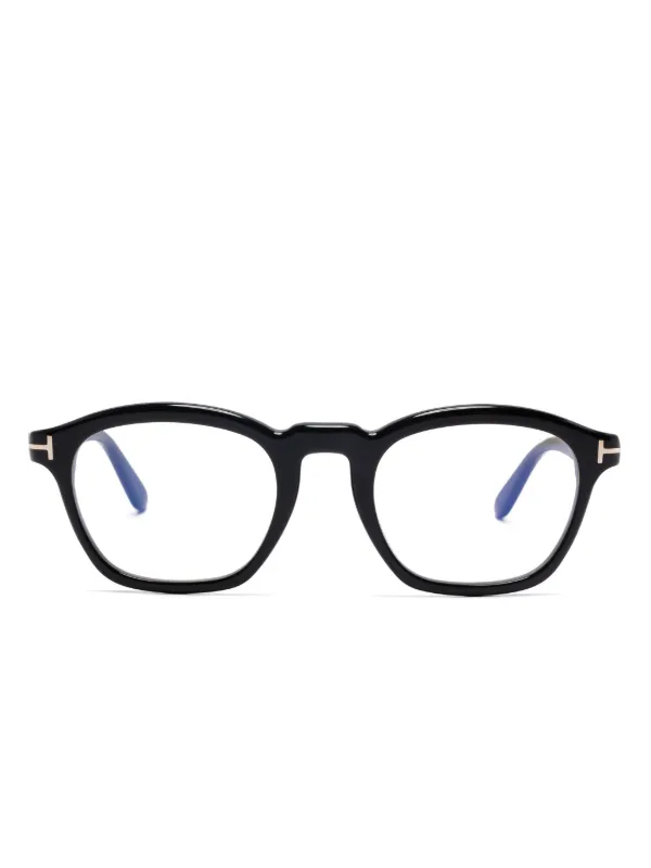 TOM FORD Eyewear スクエア眼鏡フレーム | ブラック | FARFETCH JP