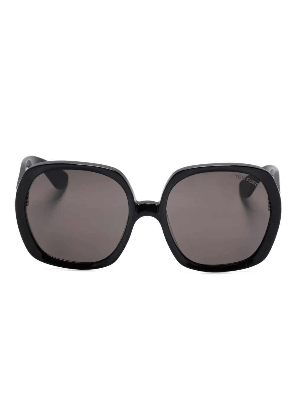 TOM FORD Eyewear オーバーサイズフレーム サングラス - ブラック TOM FORD Eyewear オーバーサイズフレーム サングラス - ブラック