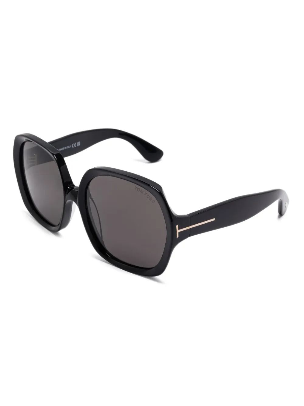 TOM FORD Eyewear Zonnebril met oversized montuur - Zwart