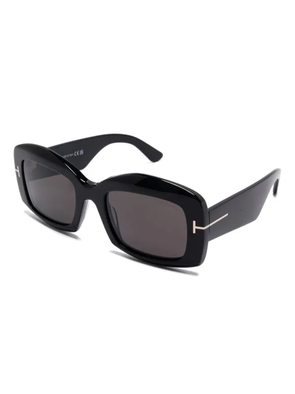 TOM FORD Eyewear Lunettes De Soleil à Monture Carrée Noir