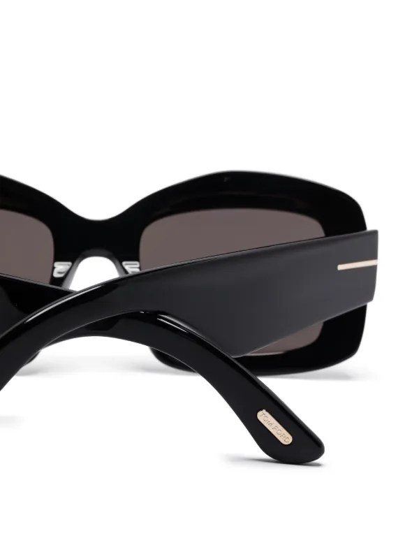 TOM FORD スクエアサングラス ブラック TOM FORD スクエアフレーム サングラス | ブラック | FARFETCH JP