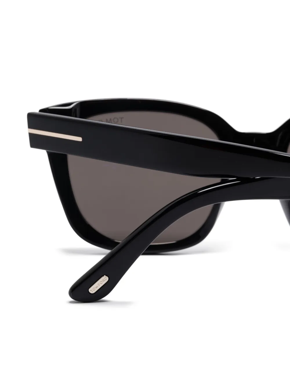 TOM FORD Eyewear Zonnebril met vierkant montuur Zwart