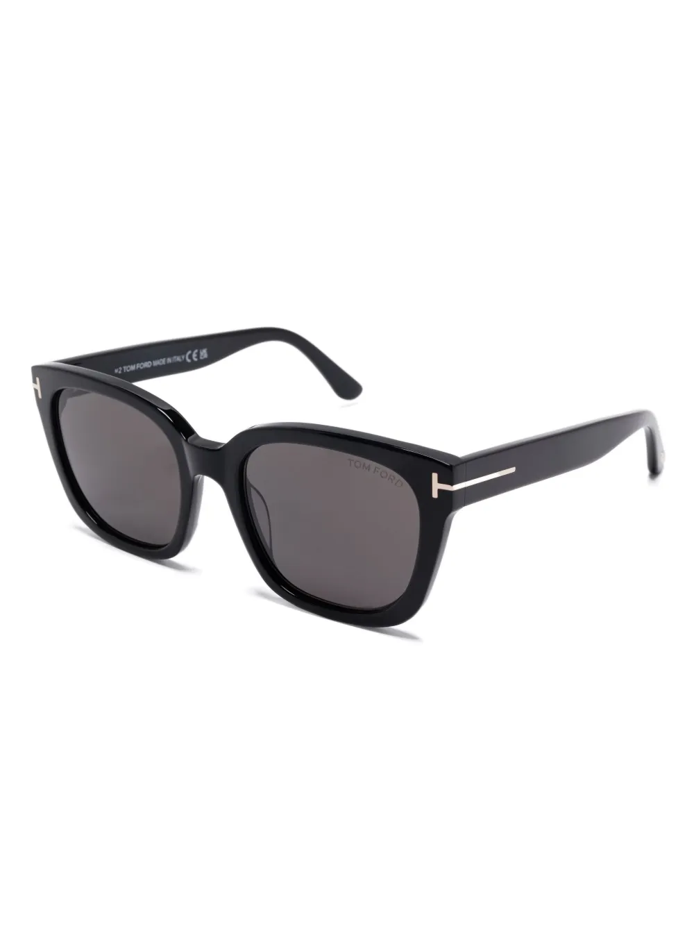 TOM FORD Eyewear Zonnebril met vierkant montuur - Zwart