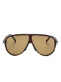 TOM FORD Eyewear pilot-frame sunglasses - Brown