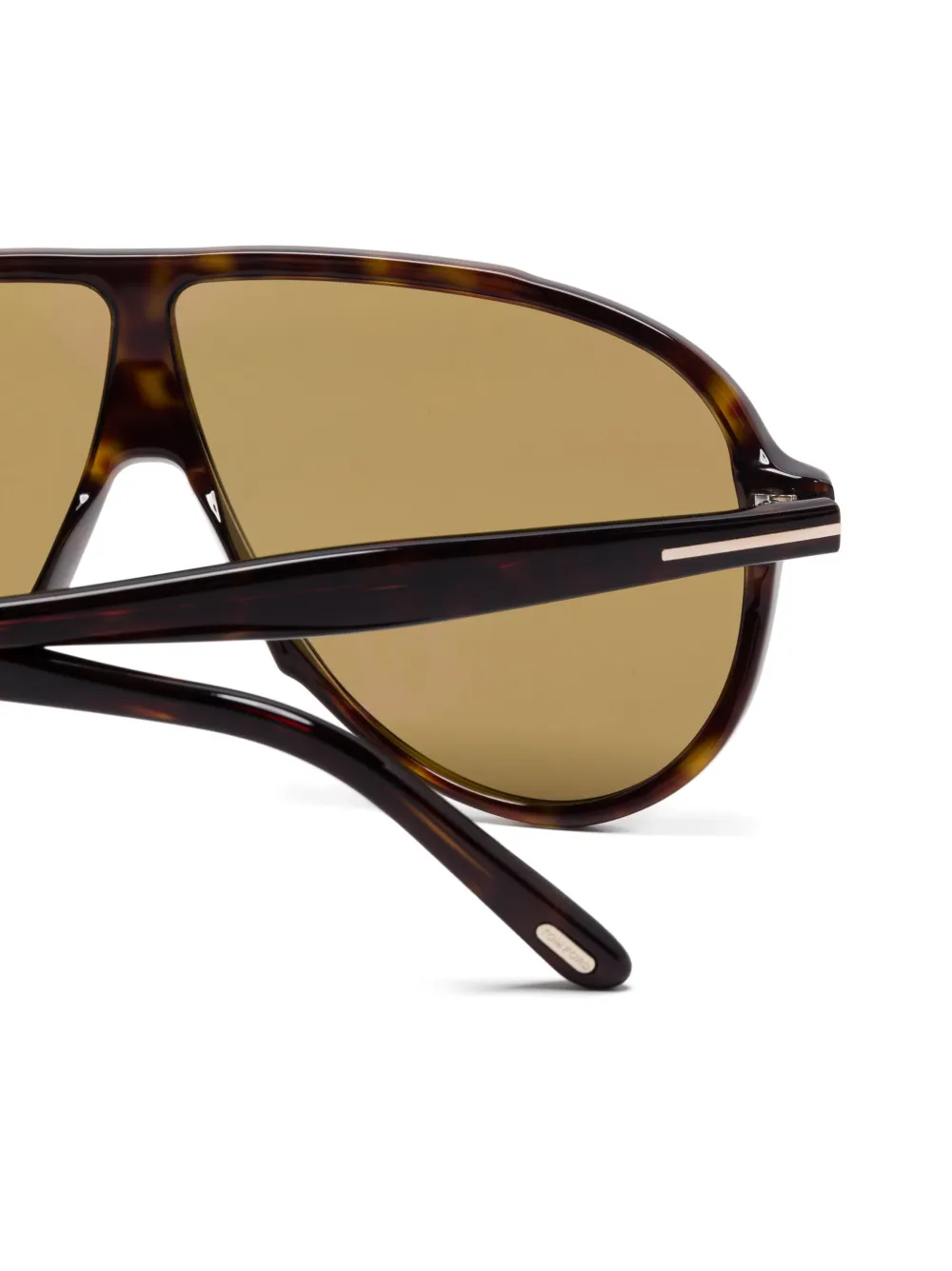 TOM FORD Eyewear Zonnebril met piloten montuur Bruin