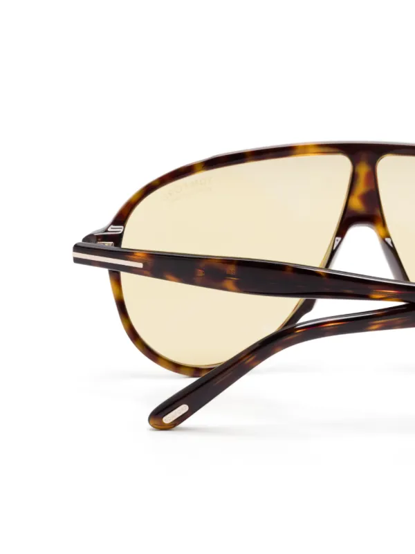 TOM FORD Eyewear Óculos De Sol 1211 | Marrom | FARFETCH BR