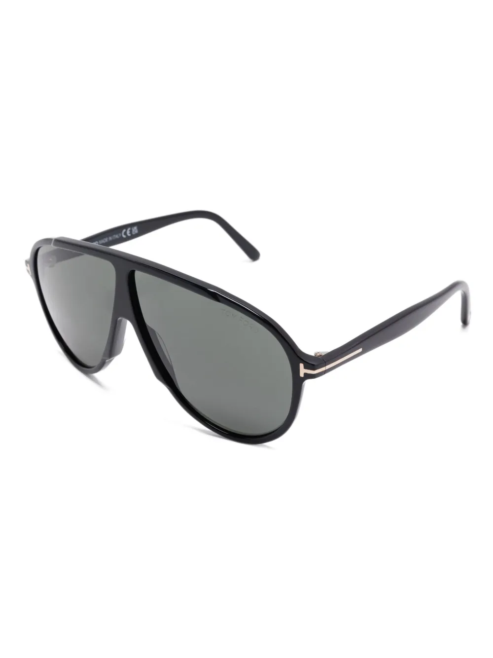 TOM FORD Eyewear Zonnebril met piloten montuur - Zwart