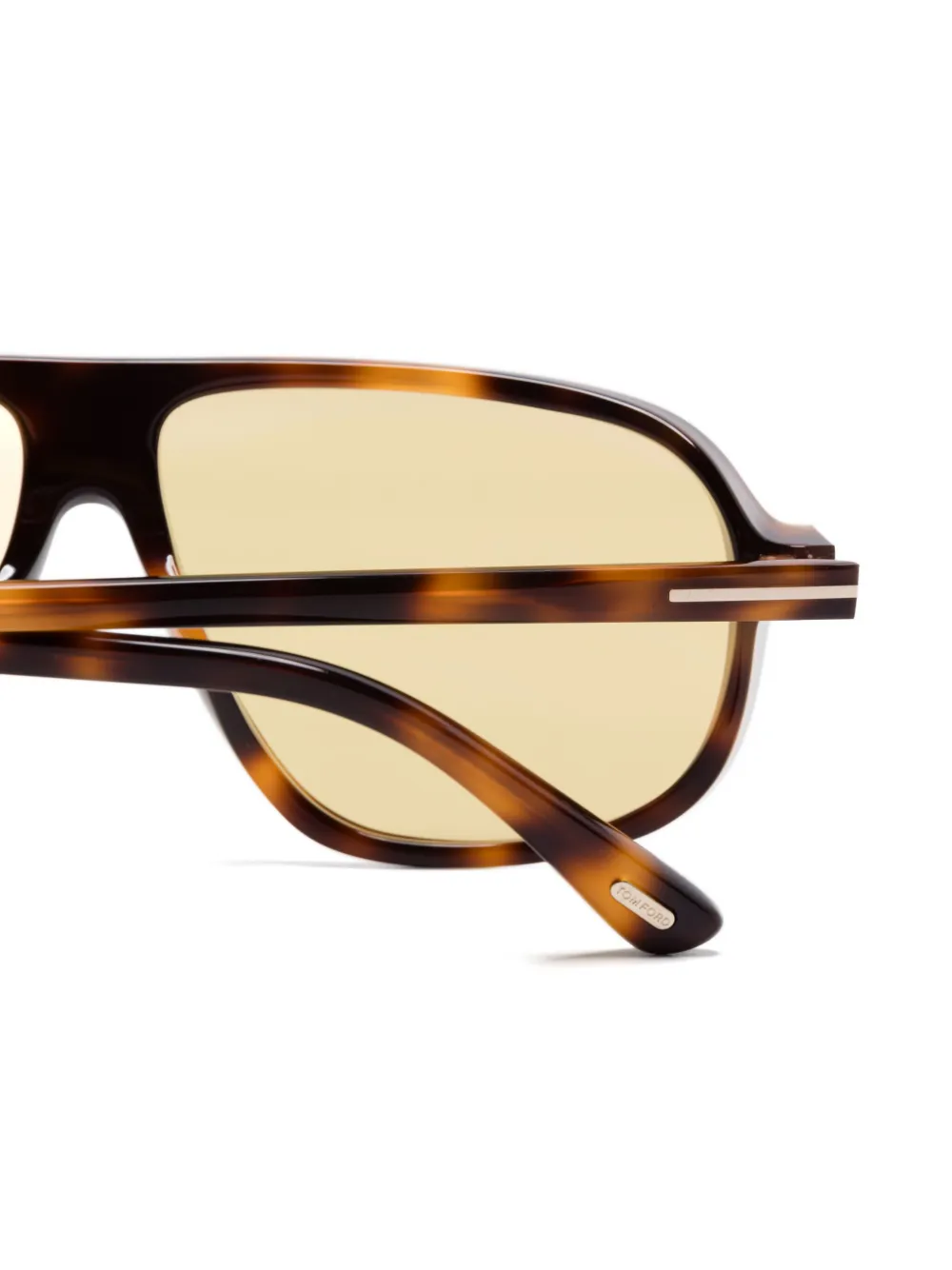 TOM FORD Eyewear Zonnebril met piloten montuur Bruin