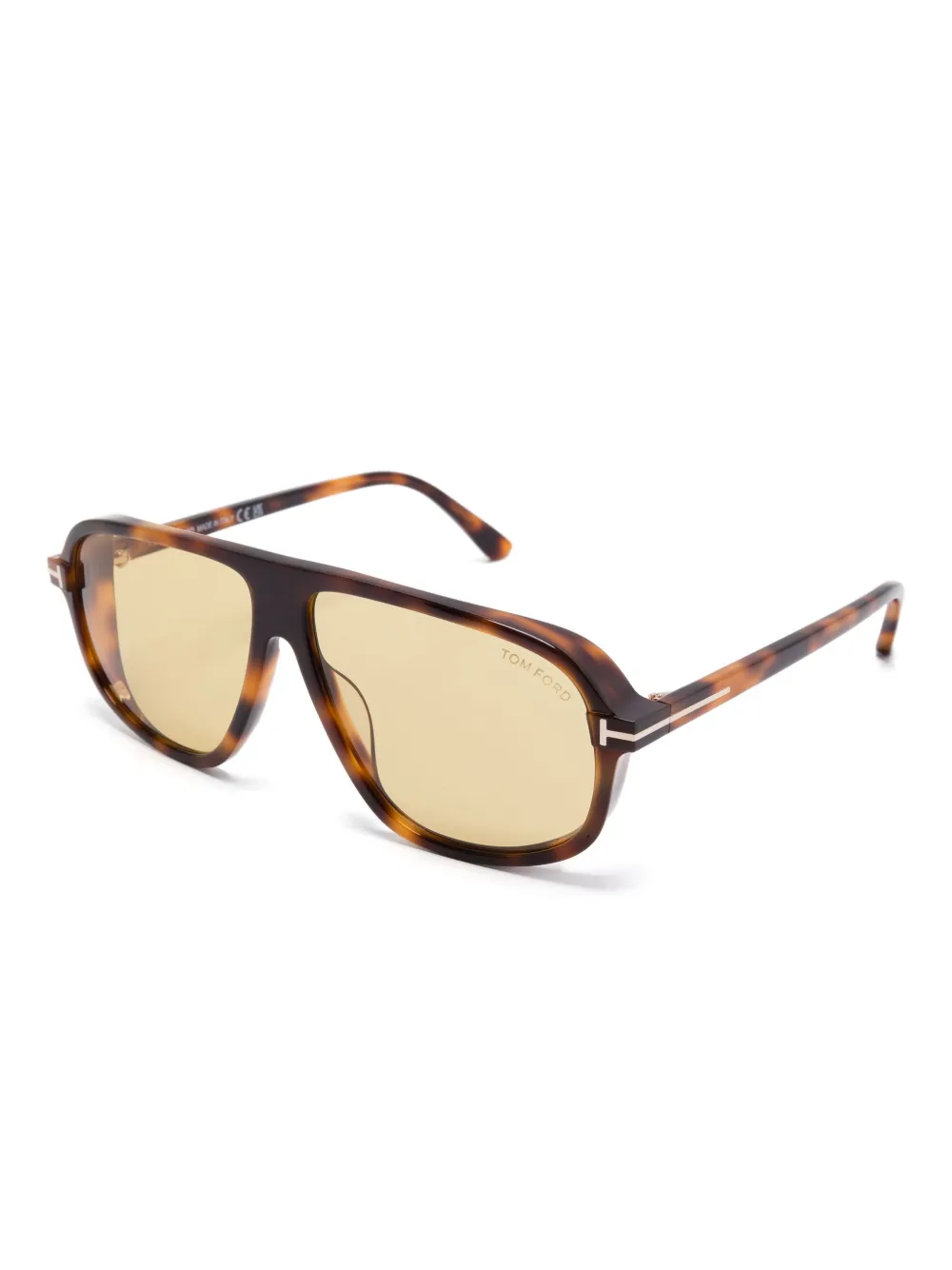 TOM FORD Eyewear Zonnebril met piloten montuur - Bruin