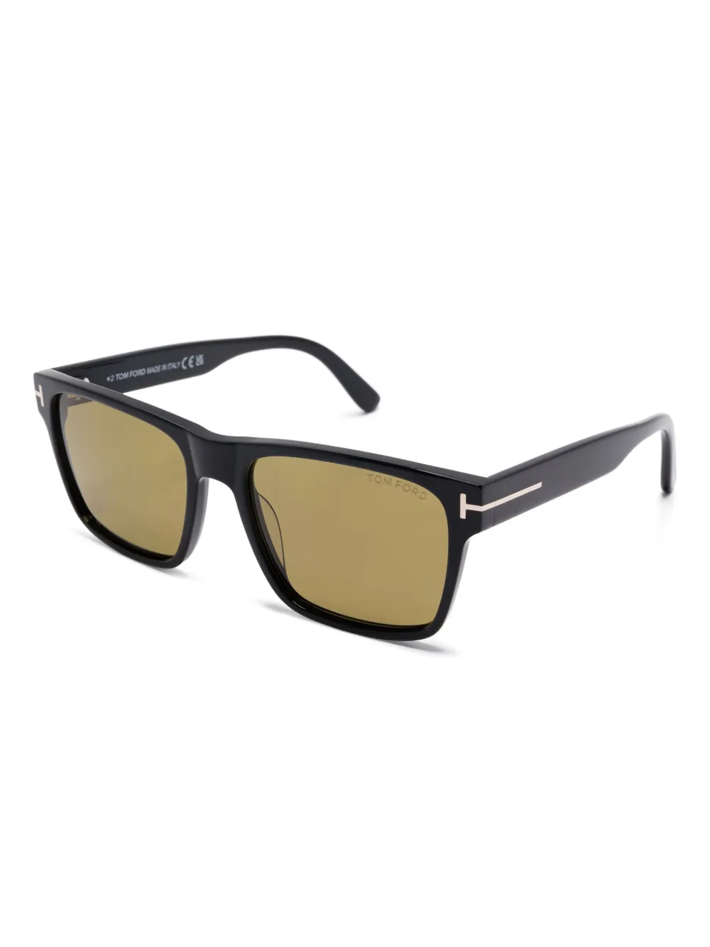 TOM FORD Eyewear Zonnebril met vierkant montuur - Zwart